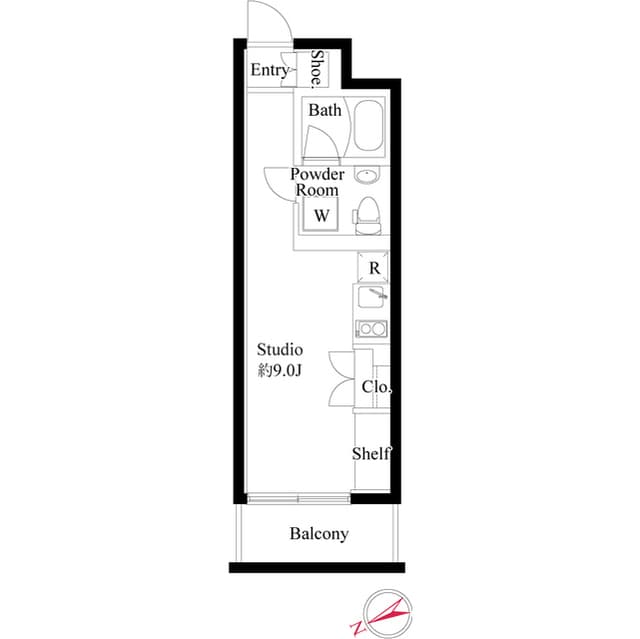 Preview floorplan of Howe Court Nishi Kunitachi