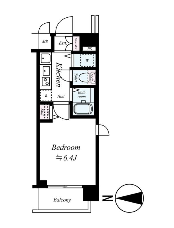 Preview floorplan of Swans Kyoto Shichijo Libertad