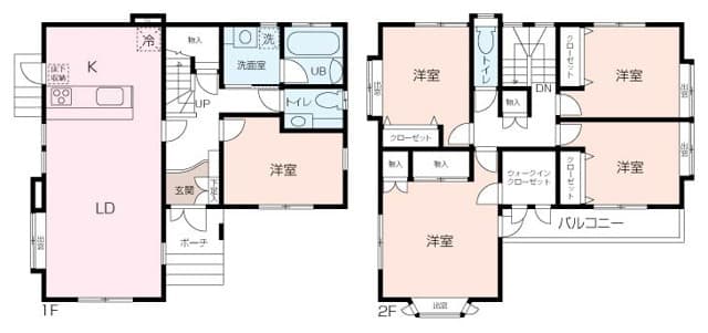 Preview floorplan of Ikego 1-chome detached house