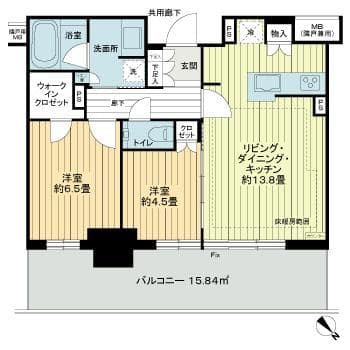 Preview floorplan of Proud Tower Hirai