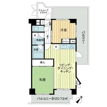 Preview floorplan of Lions Mansion Akishima