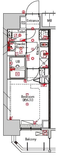 Preview floorplan of MAXIV Higashibetsuin