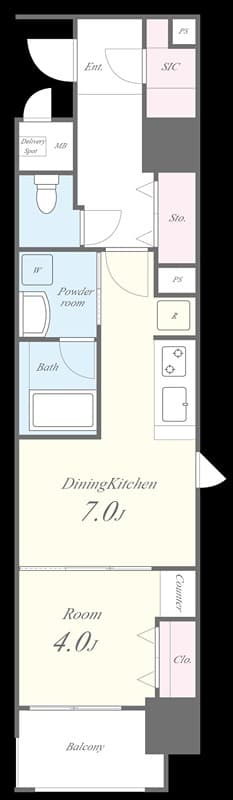 Preview floorplan of Seiwa Palace Honmachi East