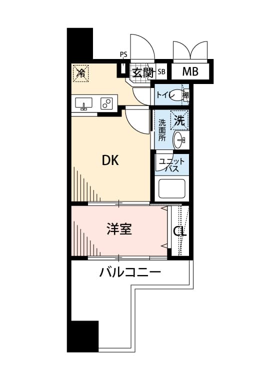 Preview floorplan of Mynavi STAY Tenjin Port Tower Residence