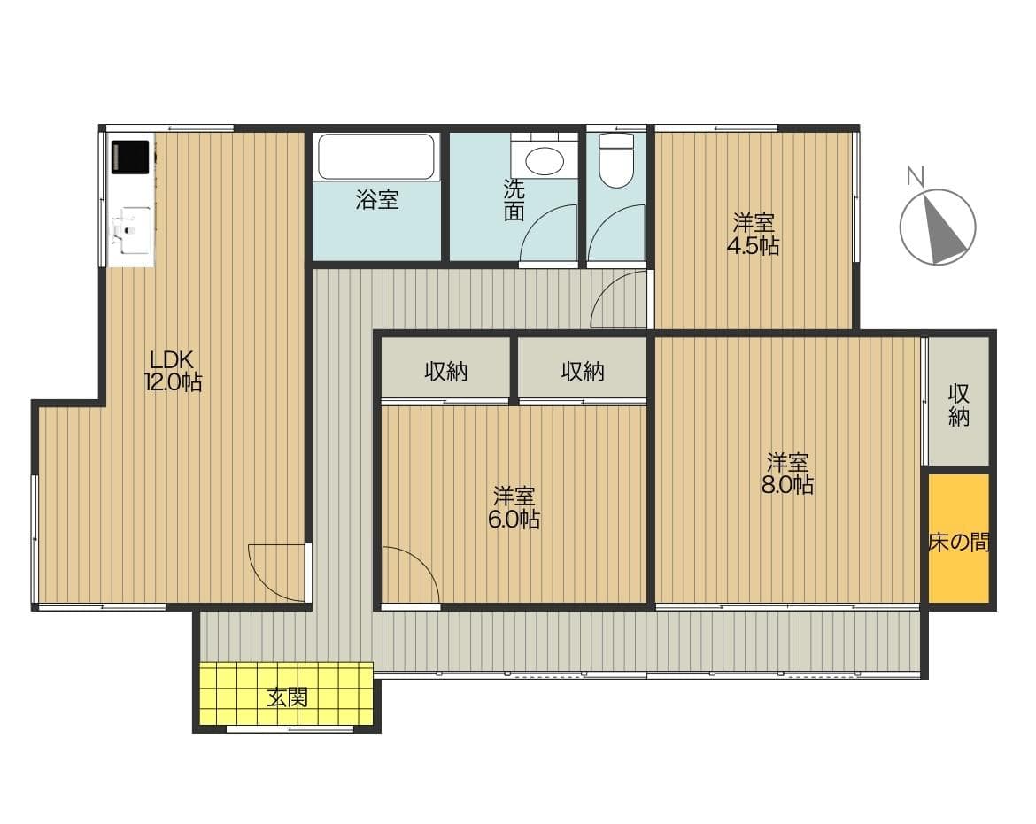 Preview floorplan of Omitama garage detached house