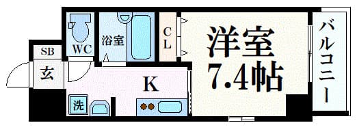 Preview floorplan of GP Sakae Honmachi Street
