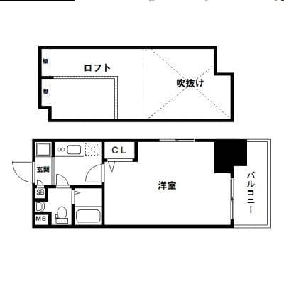Preview floorplan of Estem Court Kobe/Prefectural Office GRANDIO