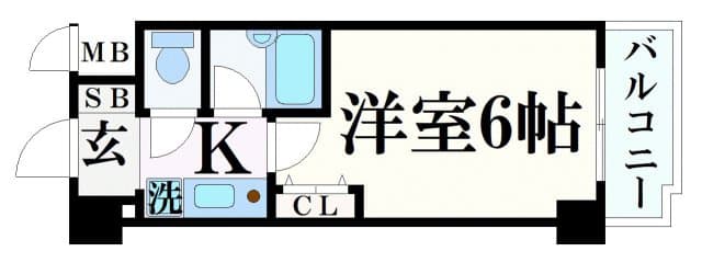 Preview floorplan of Eslead Sannomiya Flower Road
