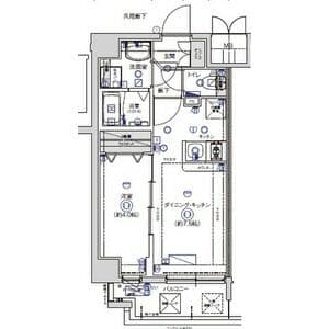 Preview floorplan of MELDIA CREST TAPP Shin-Osaka WEST