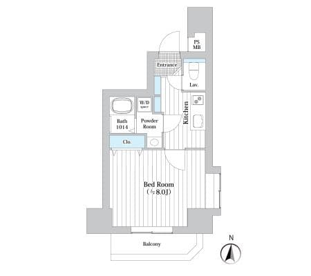 Preview floorplan of Mo・ai Kawasaki West Exit