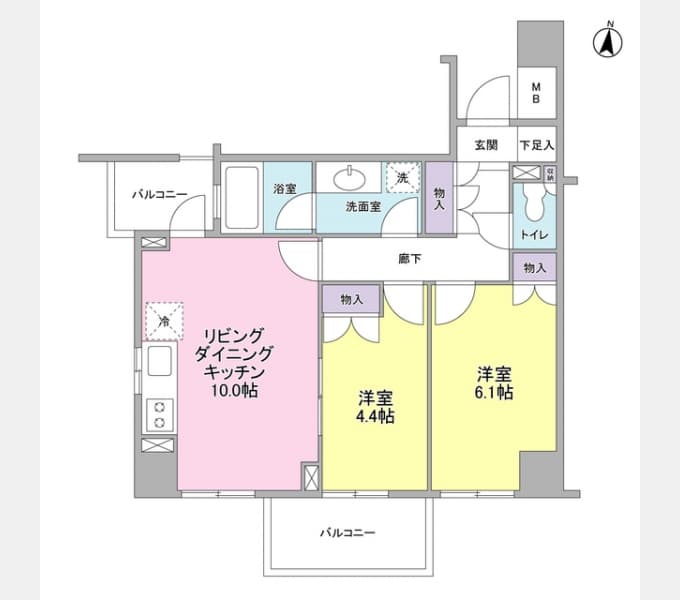 Preview floorplan of K’s Shin Nakano
