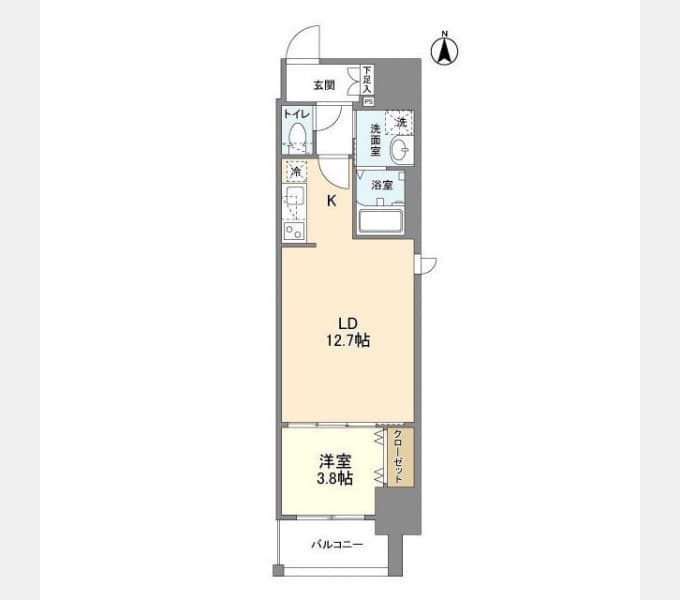 Preview floorplan of Laclasse Sakaisuji Honmachi