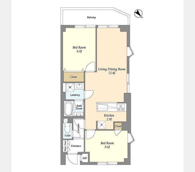 Preview floorplan of Milia Residence Nakano Yayoicho