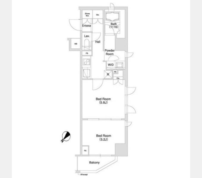 Preview floorplan of Gramercy Yokohama Kannai