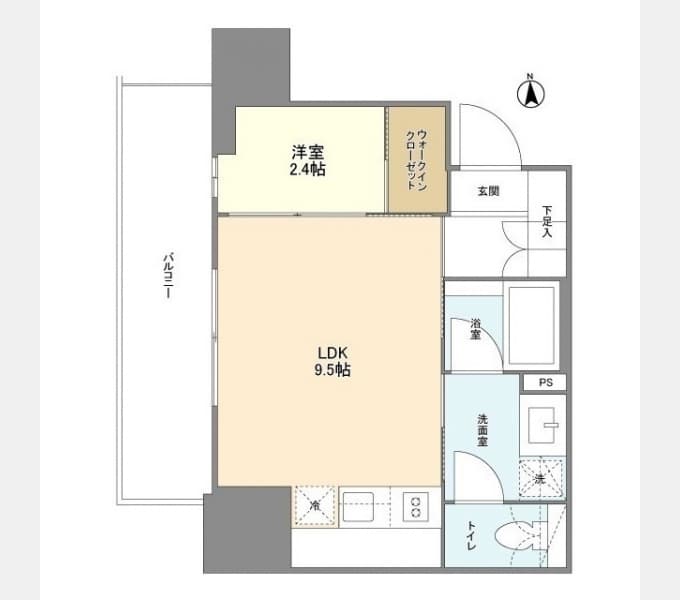 Preview floorplan of Le Font Progress Sakaisuji Honmachi Tower Residence