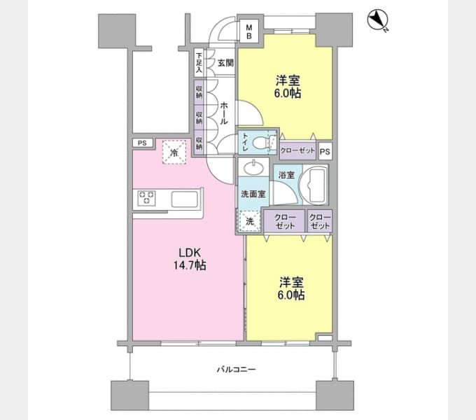 Preview floorplan of Park Flats Yokohama Park