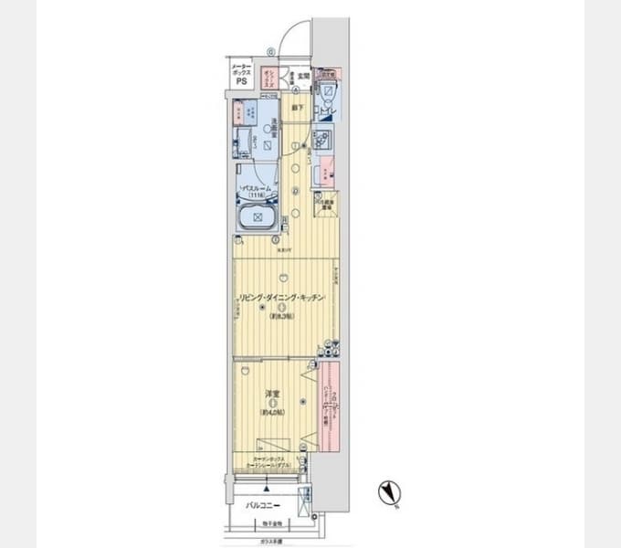 Preview floorplan of Comforia Nishitenma