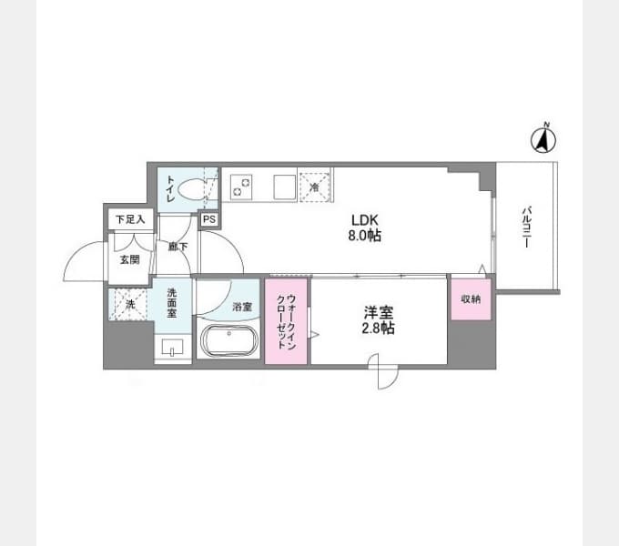 Preview floorplan of Season Flats Umeda NORTH
