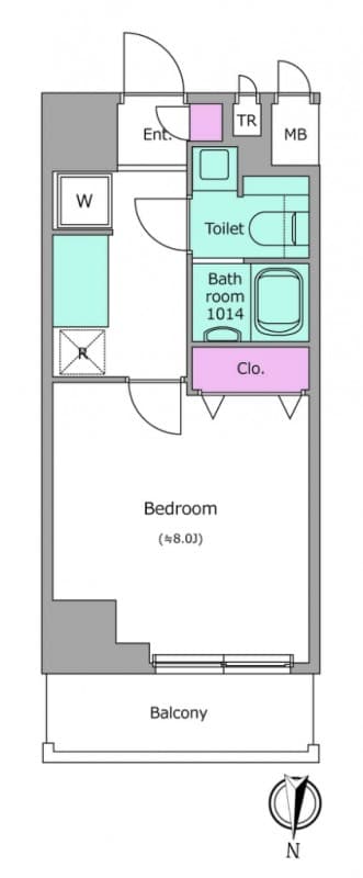 Preview floorplan of laclas ryogoku