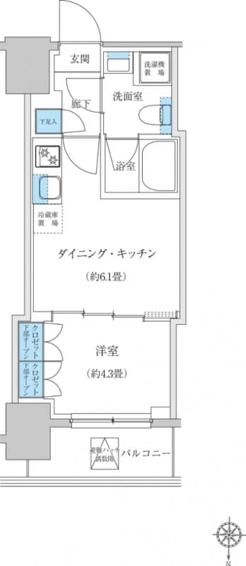 Preview floorplan of Residia Kamata Place