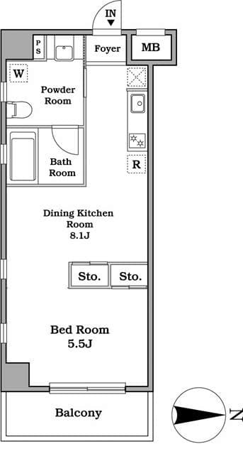 Preview floorplan of RESIDIA Musashikosugi