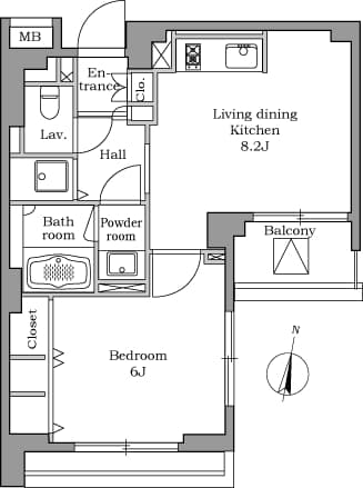 Preview floorplan of Residia Chidoricho