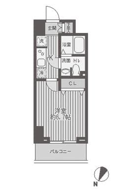 Preview floorplan of Residia Kamata