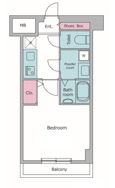 Preview floorplan of N-flats Musashi Nakahara Station