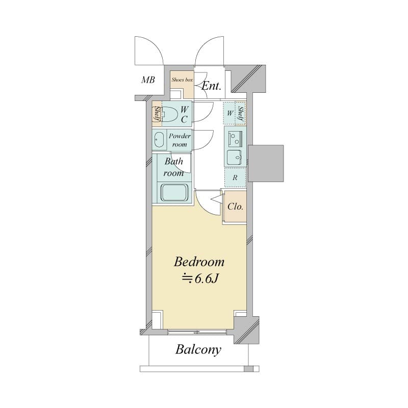 Preview floorplan of Due Shin-Yokohama