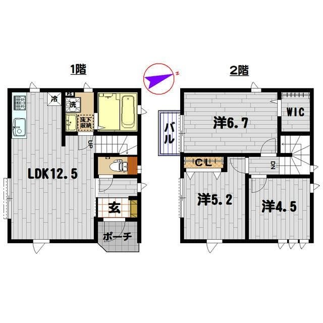 Preview floorplan of フォレスタ⾕⼾⼭ 3号棟 KM 🌳