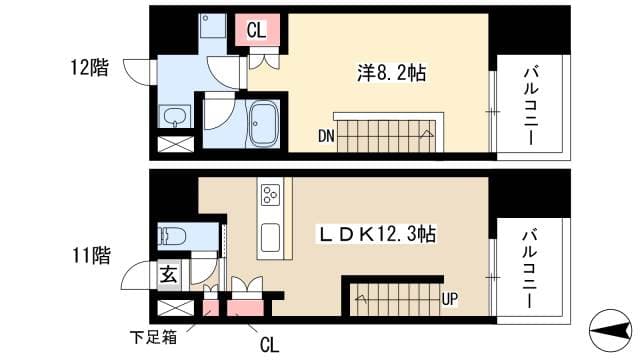 Preview floorplan of Ciel Bleu Sakae