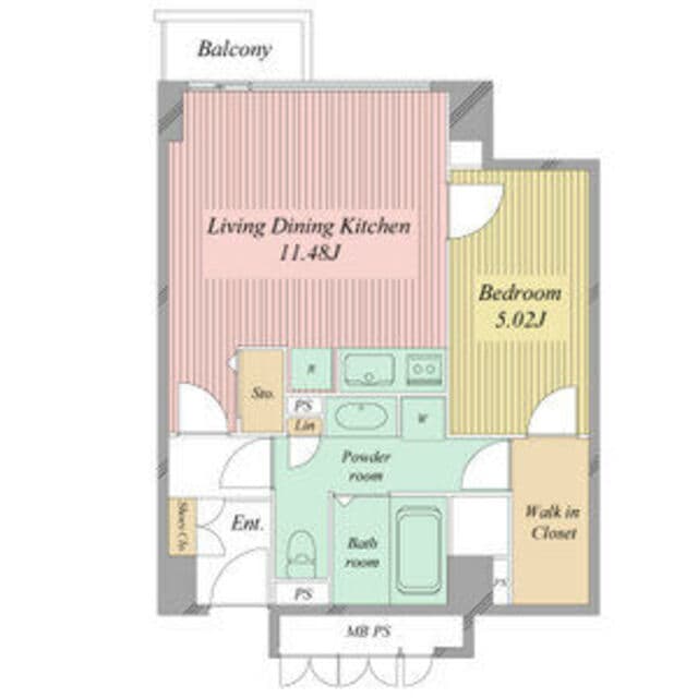 Preview floorplan of MyuPure Yabacho