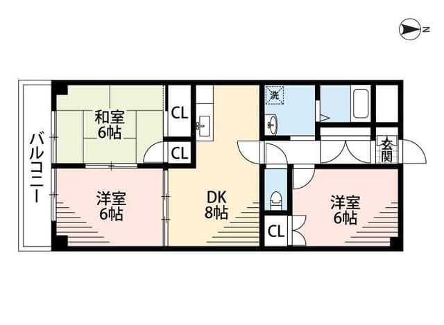 Preview floorplan of Daishin Hills Nishimahashi