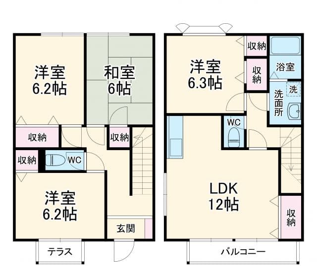 Preview floorplan of Maison Raffine Kōwandai A Building 2