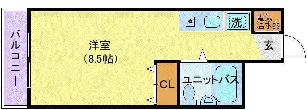 Preview floorplan of La Parfait de Sapporo 305