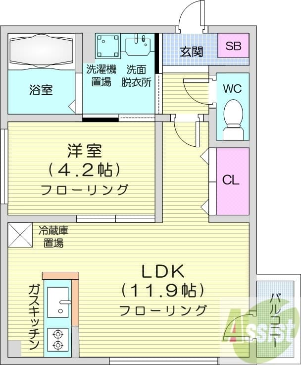 Preview floorplan of ALBAGRANDE Aso 403