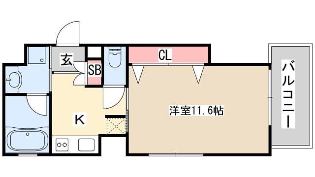 Preview floorplan of Rb Esty Roar Kobe Nishi