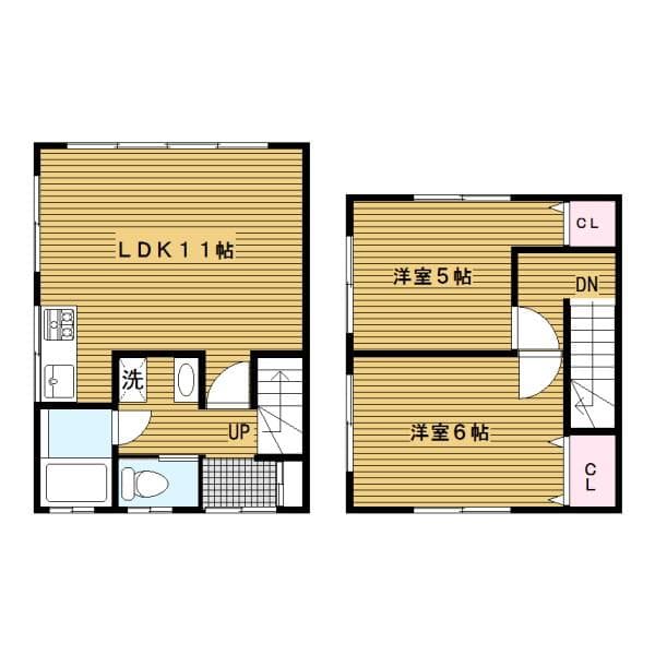 Preview floorplan of Imaizumi 2-chome Terrace House