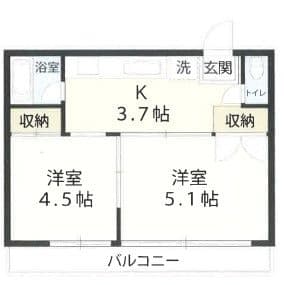 Preview floorplan of Little Flats