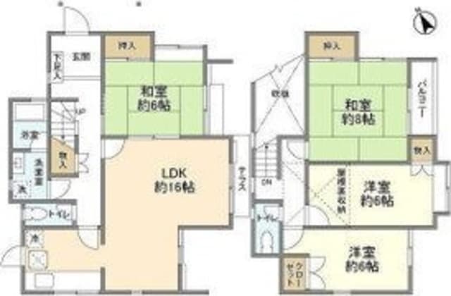 Preview floorplan of Nishi Hashimoto 1-chome Rental House