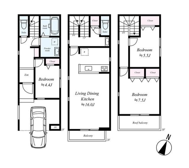 Preview floorplan of 3-chome, Minami-dai, Minami-ku, Sagamihara City Detached House