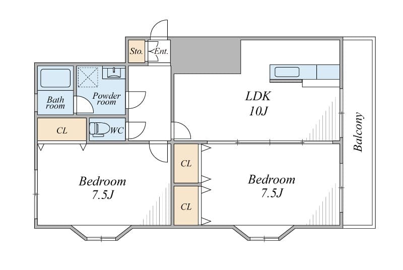 Preview floorplan of Victory Court III 201