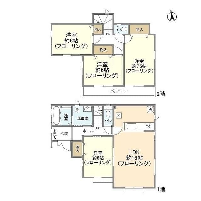 Preview floorplan of Kolete Yokohama Shirabayashi KM 🌳