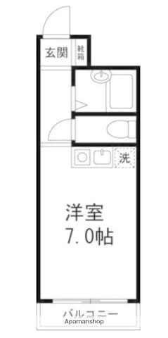 Preview floorplan of Will Olympia Kanazawa Hakkai 402