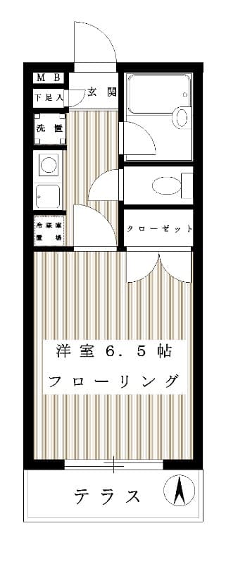 Preview floorplan of Flora Matsuno II 205
