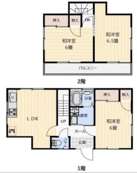 Preview floorplan of Serigaya Rental House