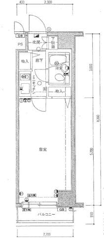 Preview floorplan of Rb Yokohama Hiranuma Dykamp Plaza II