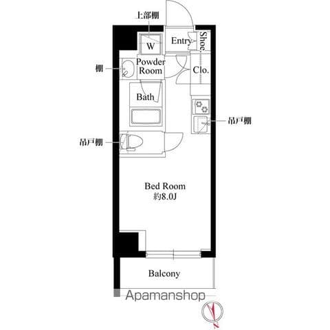Preview floorplan of Grisina Yokohama Sakuragicho 504