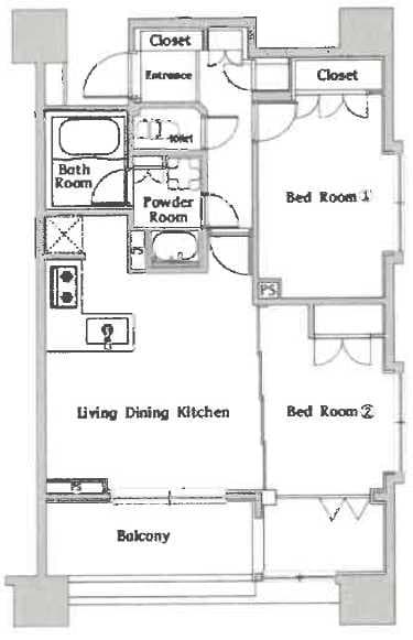 Preview floorplan of D-Cradia Yokohama Esthesia 1007
