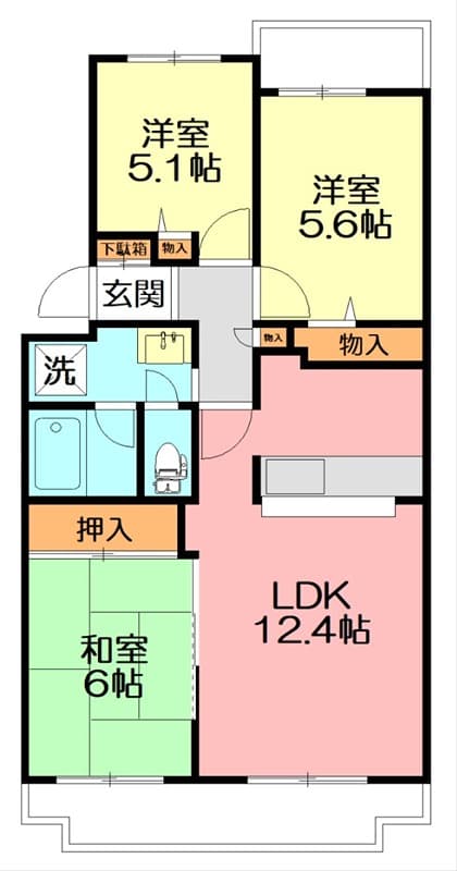Preview floorplan of Hills Minami-Totsuka Building 4